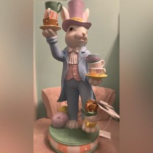 20" Light UP Teacup Juggling Mad Hatter Easter Bunny